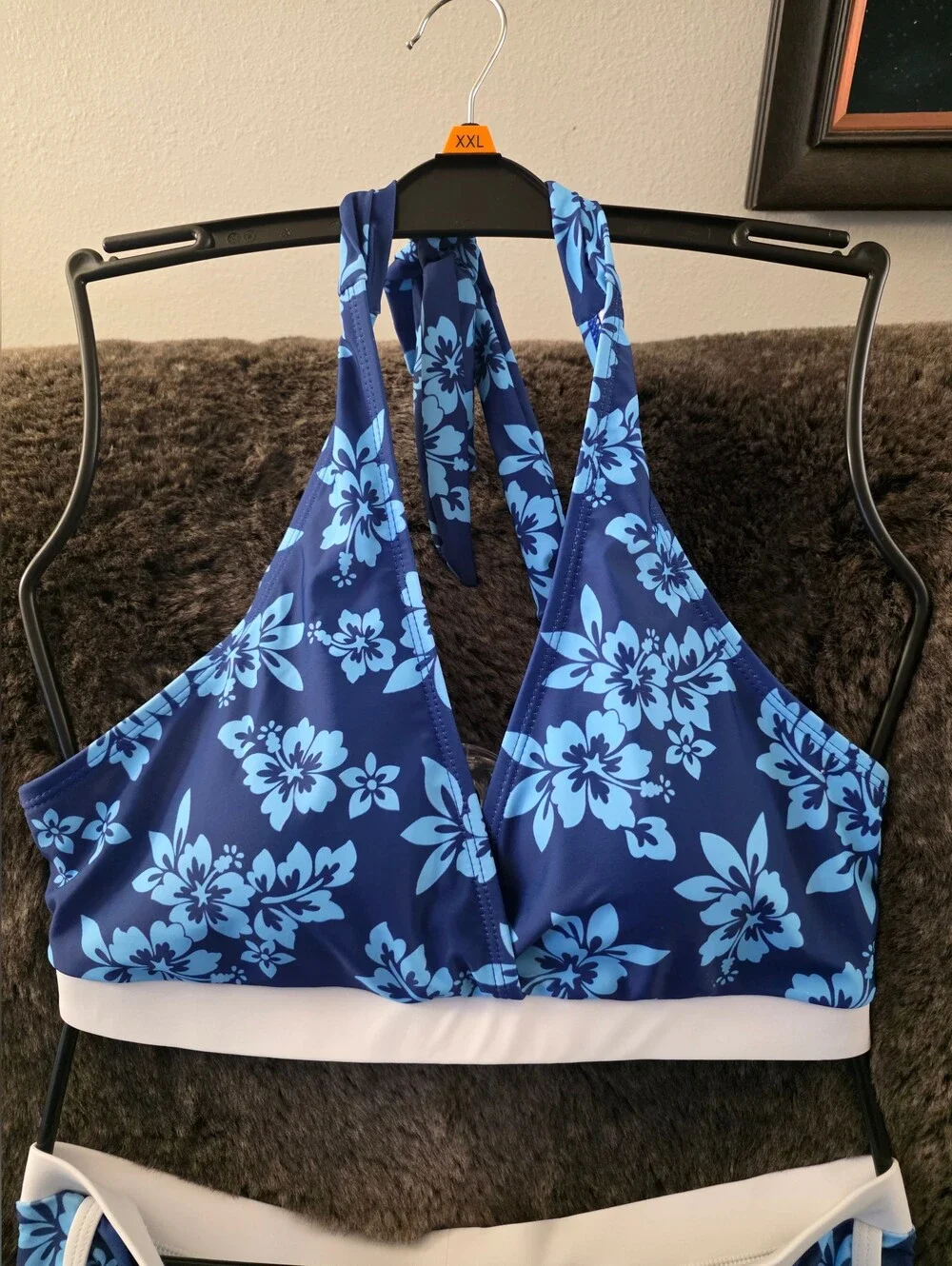 NOVA SWIM Carleta Tropical Hibiscus Print Boyshort 2 Piece Bikini Size 1X